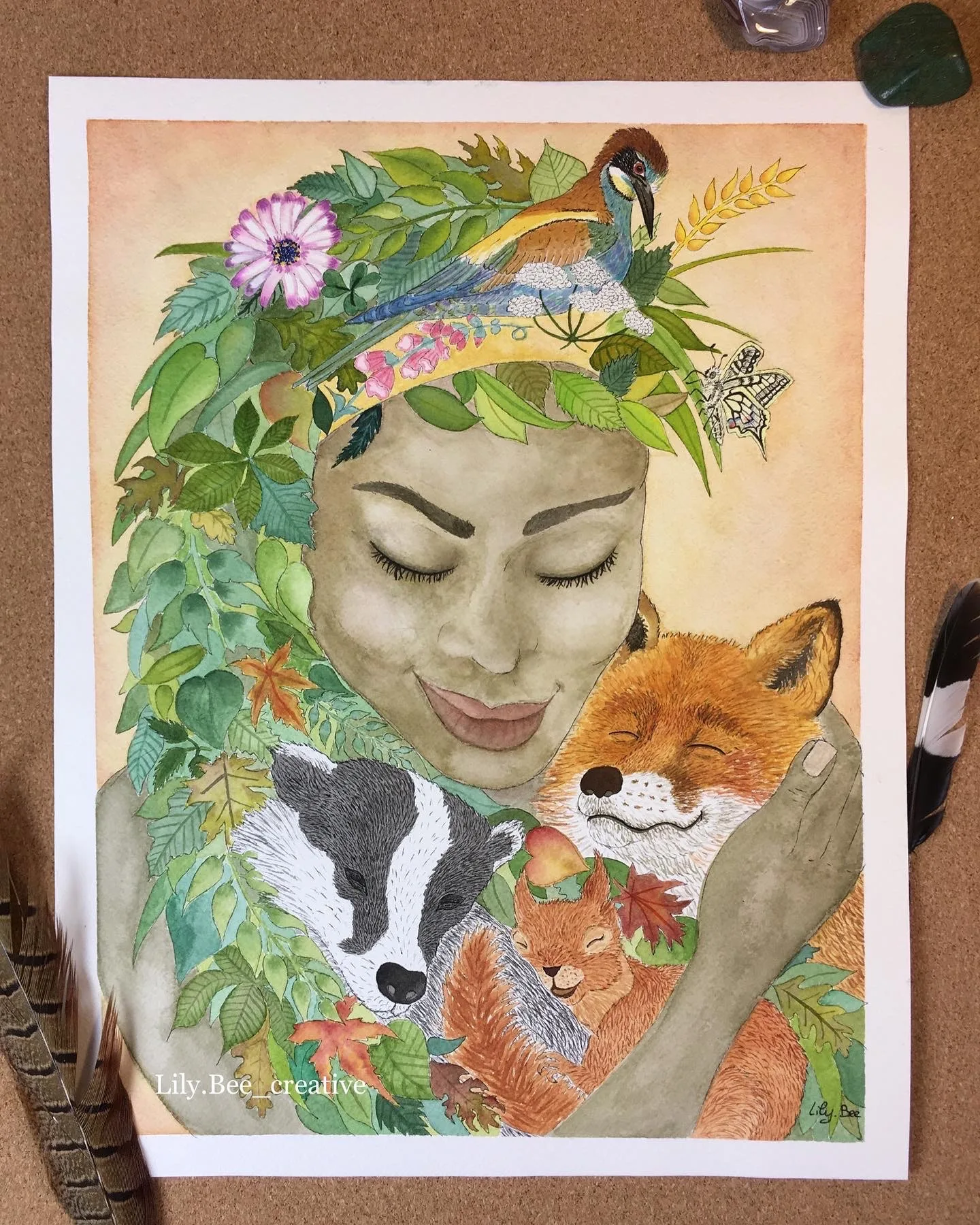 portfolio illustratrice nature onirique