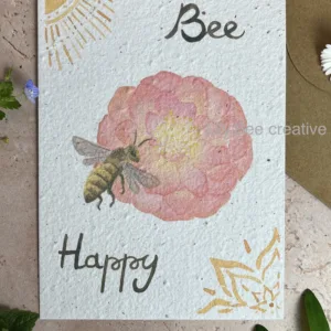 Carte à planter Abeilles (Bee Happy)