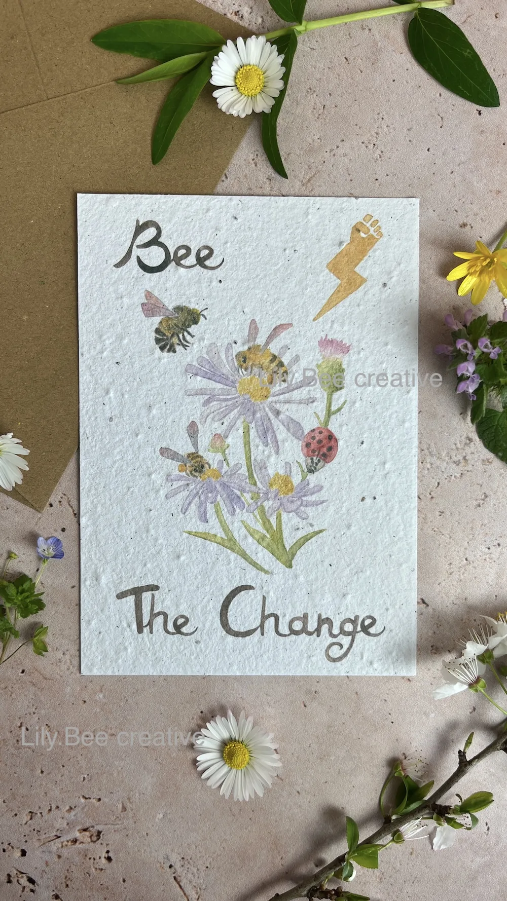 Carte à planter Abeilles (Bee The Change)