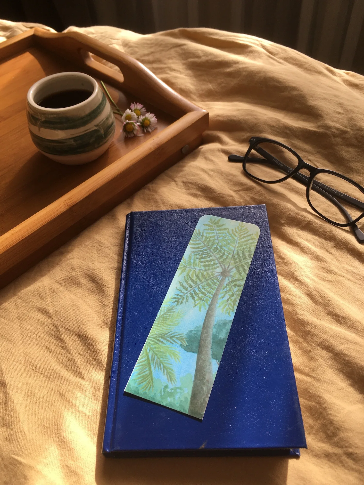 marque page fougère arborescente livre recto