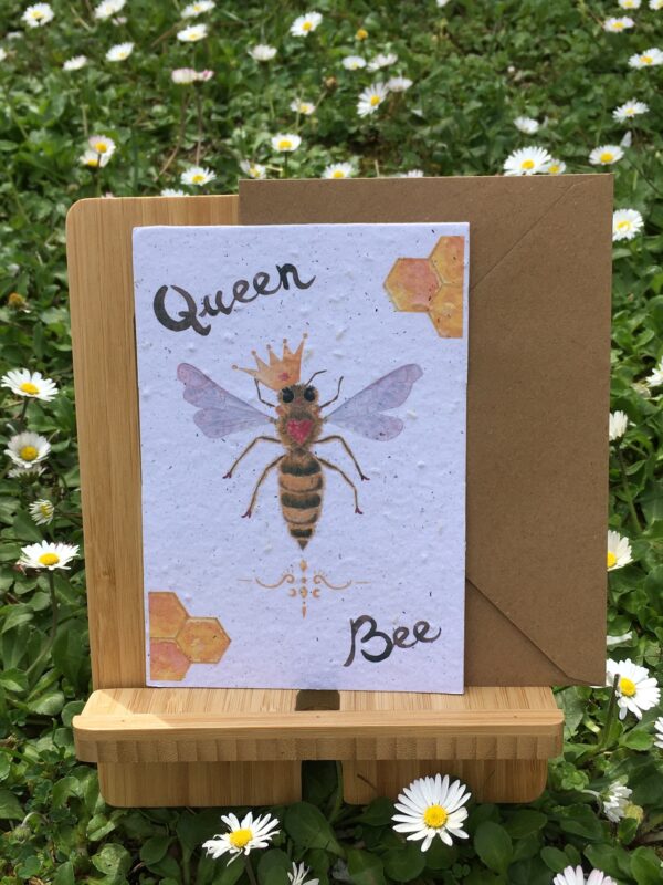 queen bee carte et enveloppe