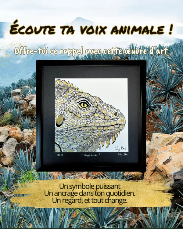 écoute ta voix animale iguane