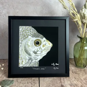 Regard Animal "CARASSIN DORÉ" (symbole chance et prospérité)